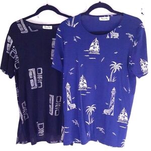 Set of 2 Maxima shirts EUC stretchy and lightweight